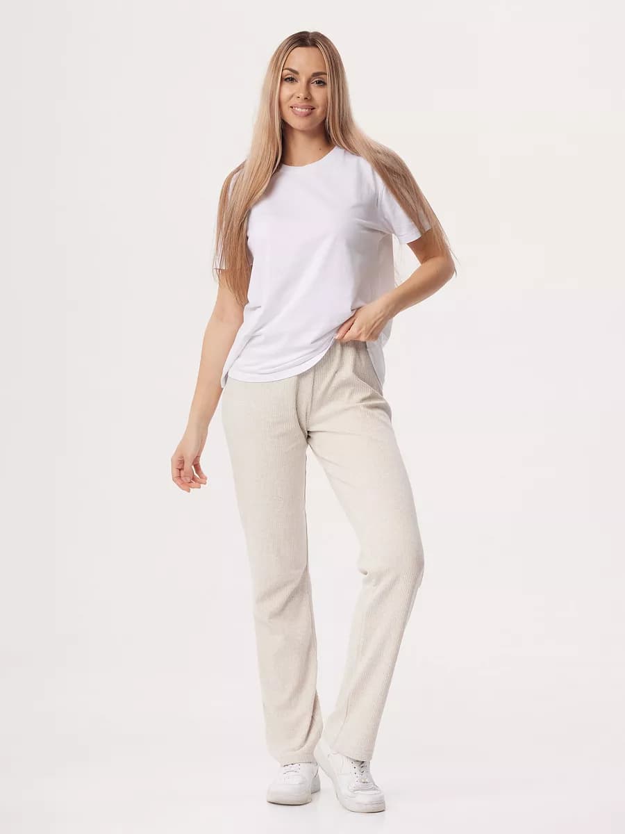 Брюки прямого кроя