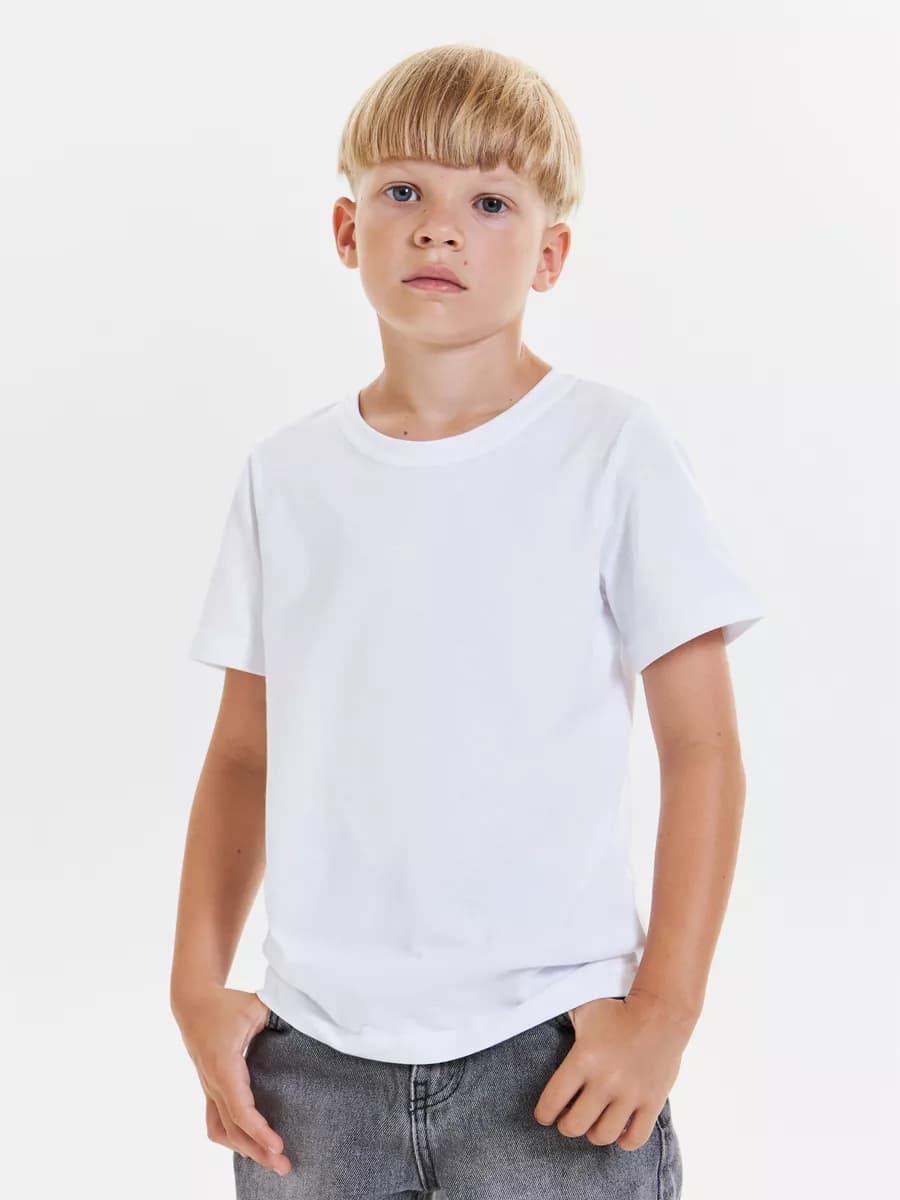 Футболка детская базовая однотонная для детей