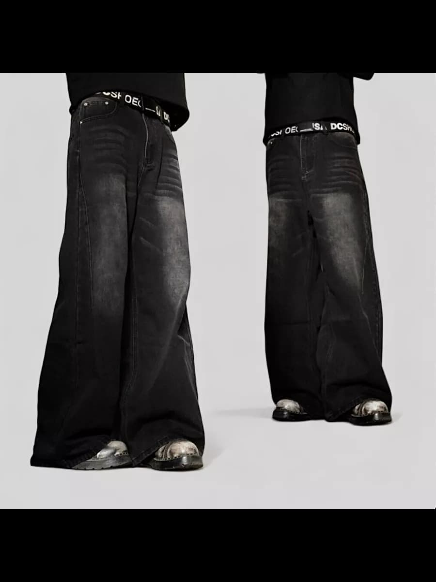 Джинсы широкие трубы y2k багги sk8 archive jaded london
