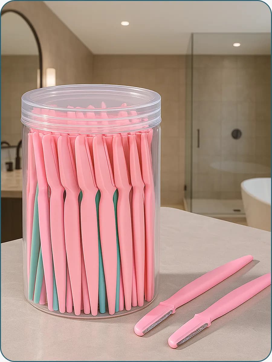 Триммер эпилятор бритва удаления волос лицо брови усы 6шт