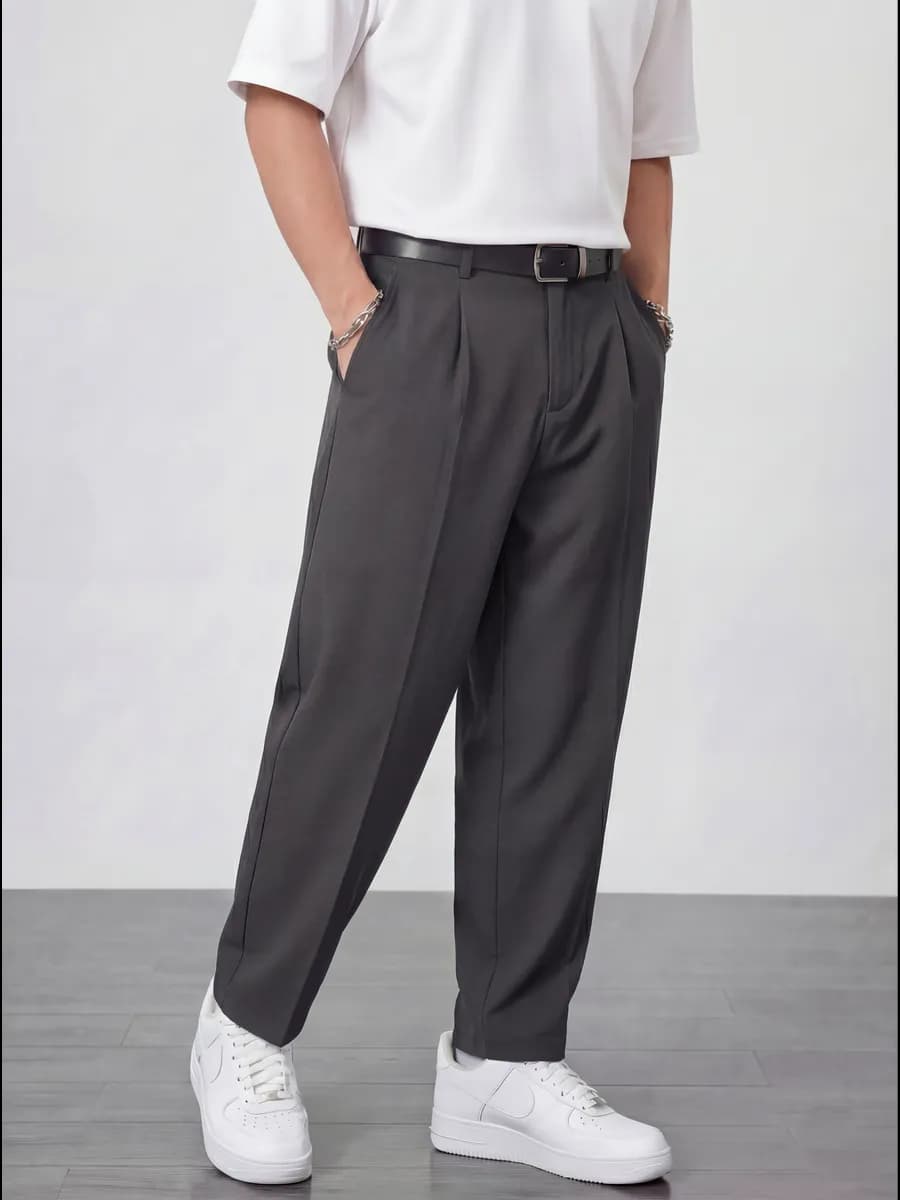 Брюки классические широкие со стрелками