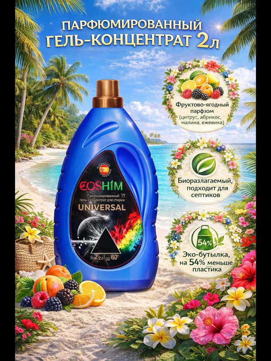 Гель для стирки концентрат Universal 2л