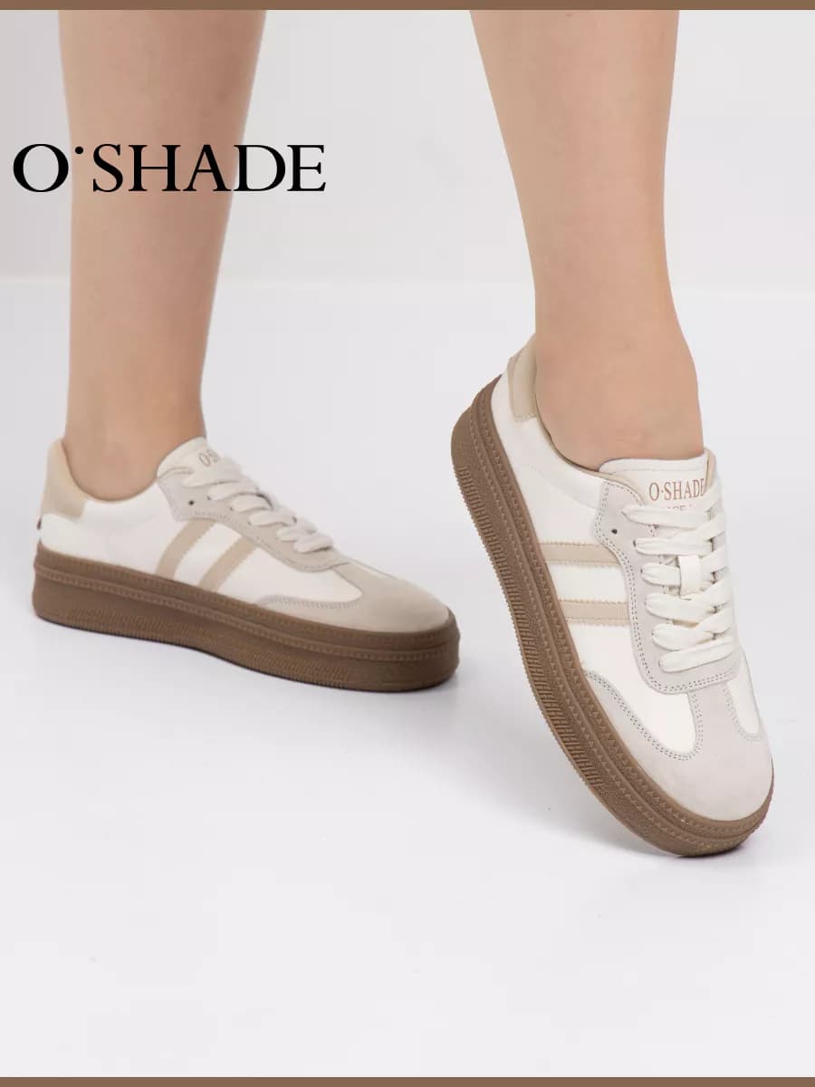 Кеды на высокой подошве женские