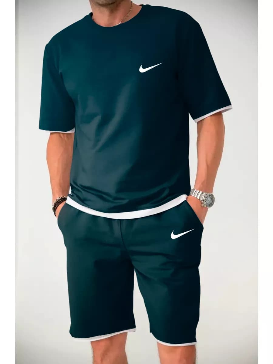 Костюм мужской домашний с футболкой и шортами летний