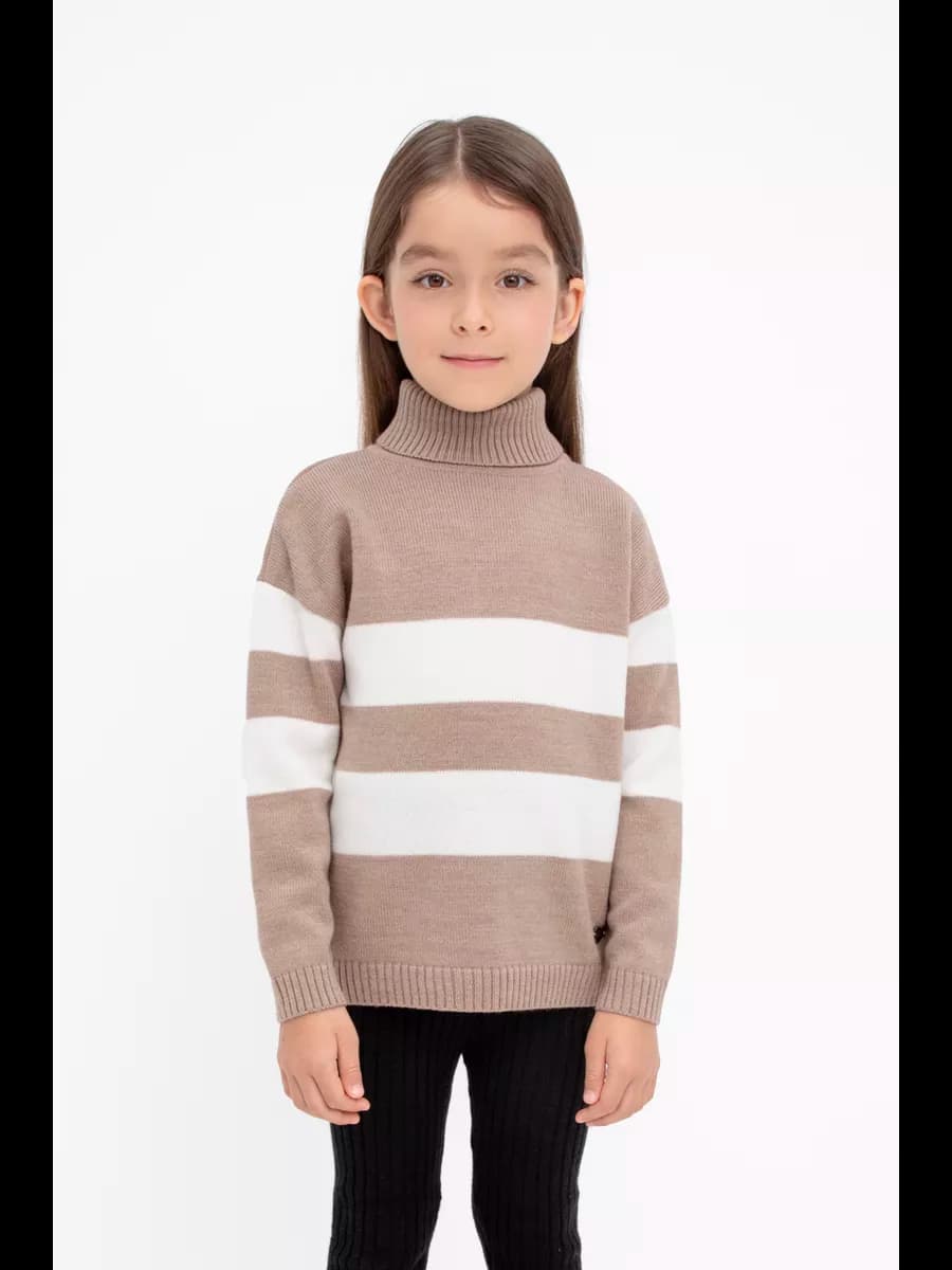 Вязаный джемпер из полушерсти