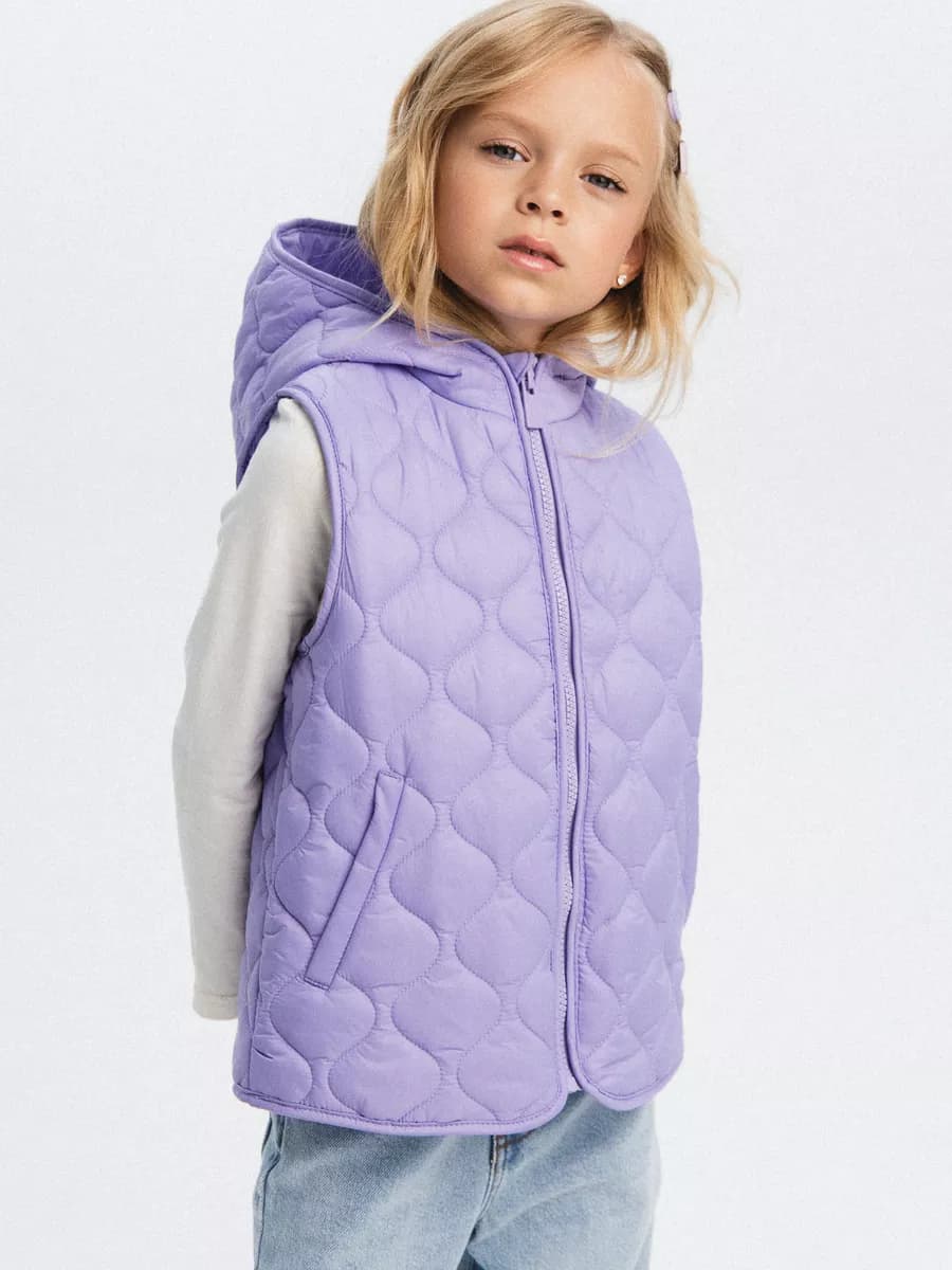 Жилет стеганый утепленный