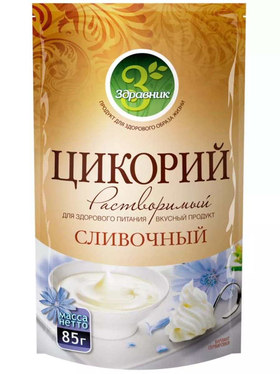 Цикорий растворимый со вкусом сливочный, 85г