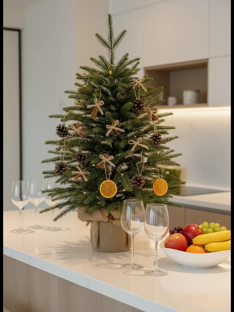 Елка настольная офисная литая 60см