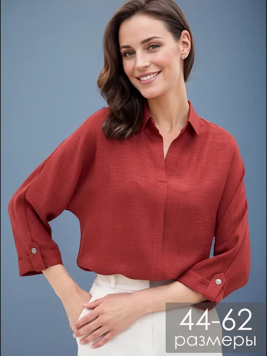 Блузка нарядная офисная стильная больших размеров