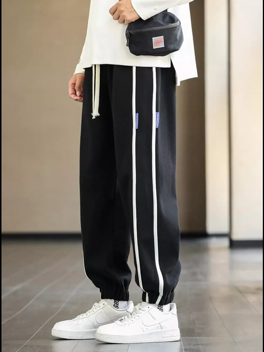 Брюки спортивные треники с полосой