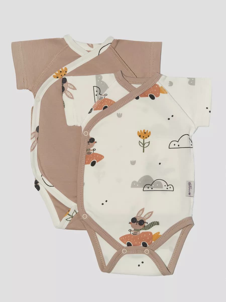 Боди для новорожденных с коротким рукавом