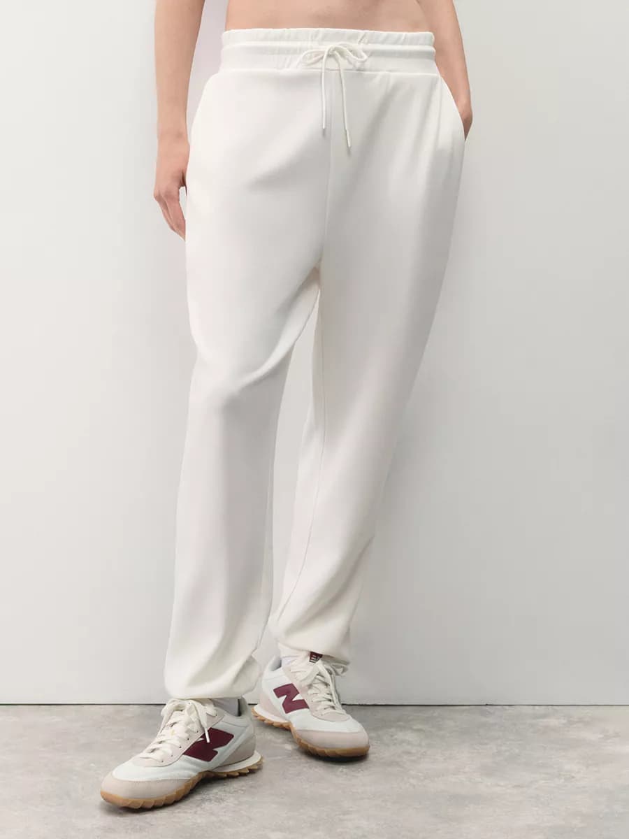 Брюки-джоггеры спортивные с поясом на завязках