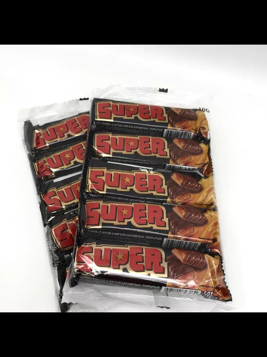 Батончики шоколадные с нугой и мягкой карамелью