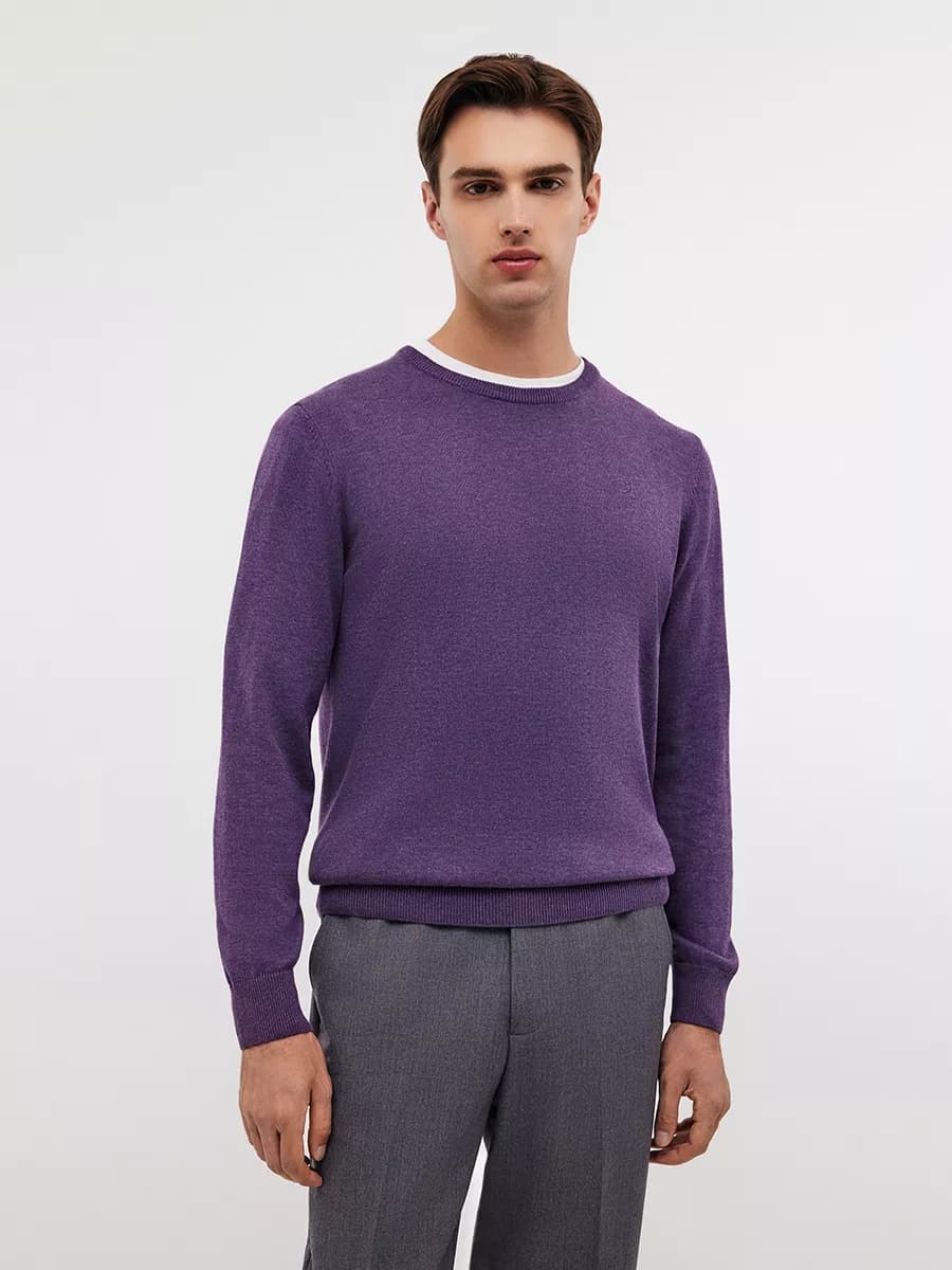 Классический хлопковый джемпер