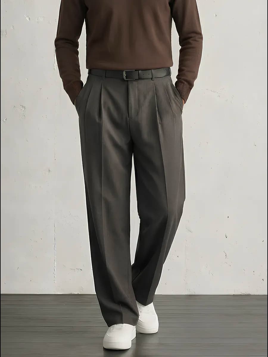 Брюки классические широкие оверсайз