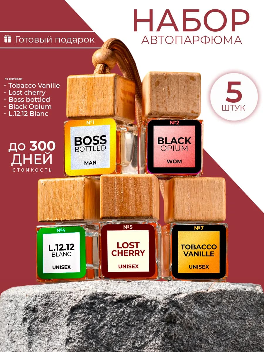 Ароматизатор в машину автопарфюм набор