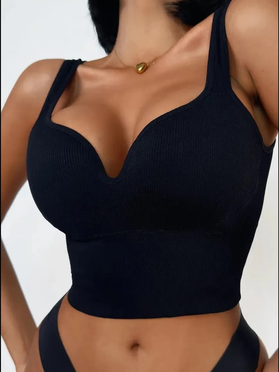 Бесшовный бюстгальтер без косточек