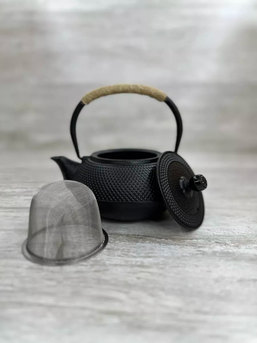 Чугунный чайник для заваривания чая 0 8л