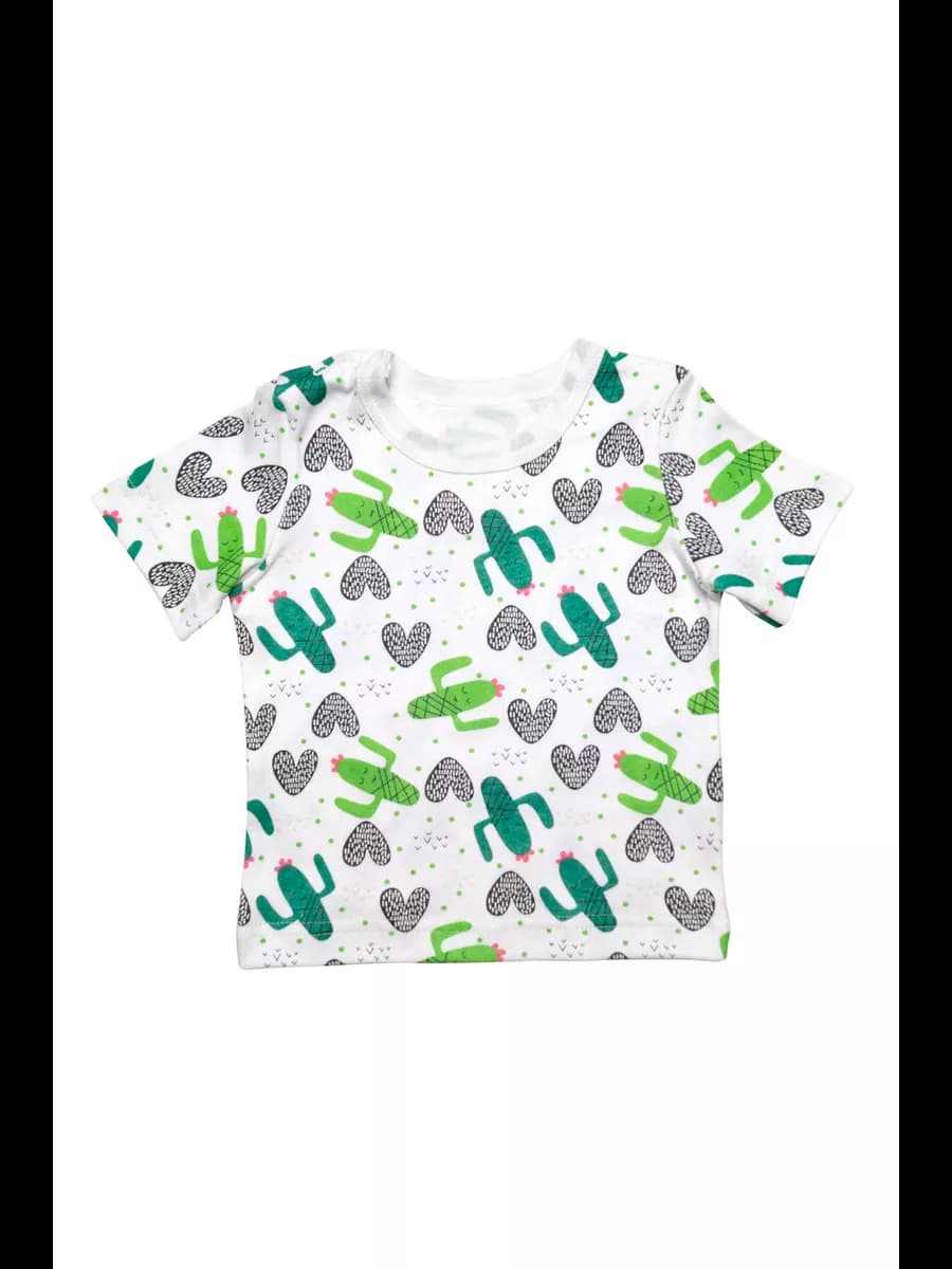 Футболка для малышей на кнопках