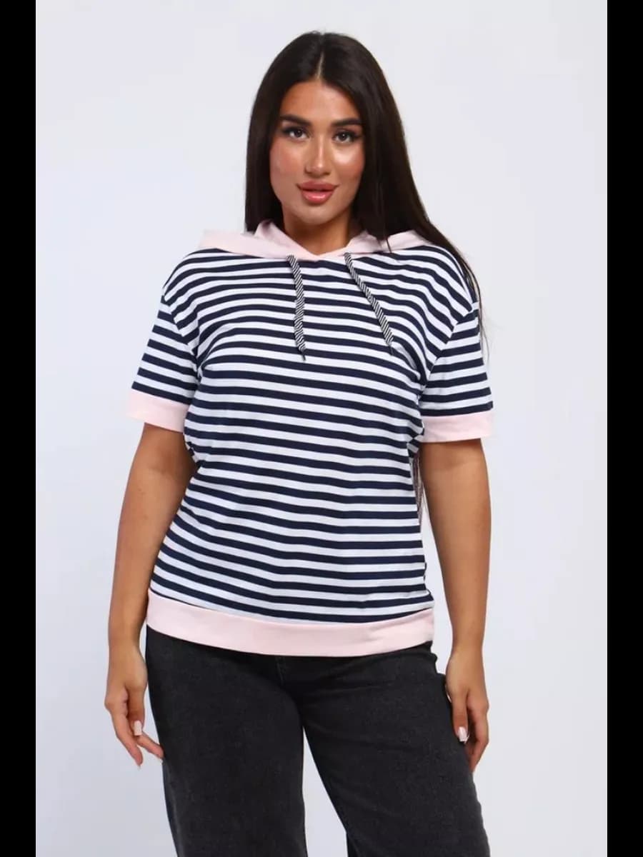 Футболка новогодняя домашняя с капюшоном спортивная оверсайз