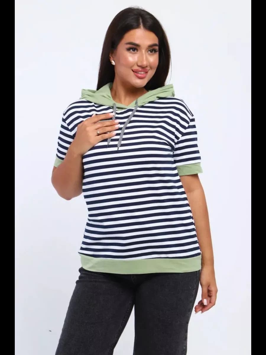 Футболка новогодняя домашняя с капюшоном спортивная оверсайз