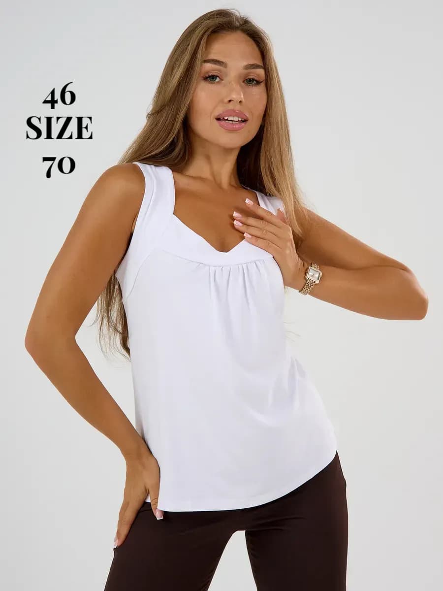 Майка больших размеров под пиджак