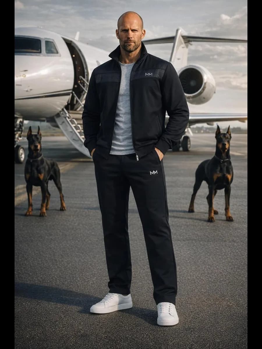 Спортивный костюм на молнии без начеса