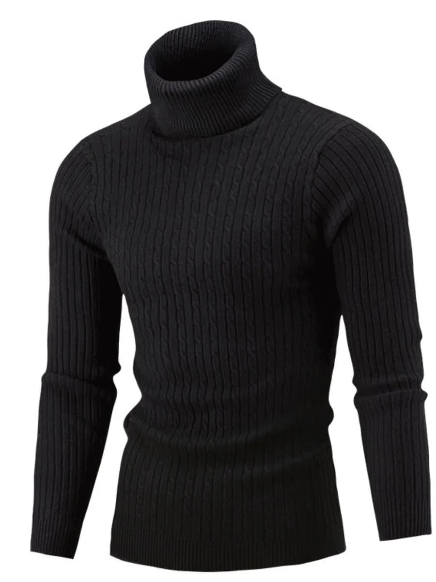 Водолазка теплая с горлом свитер зимний