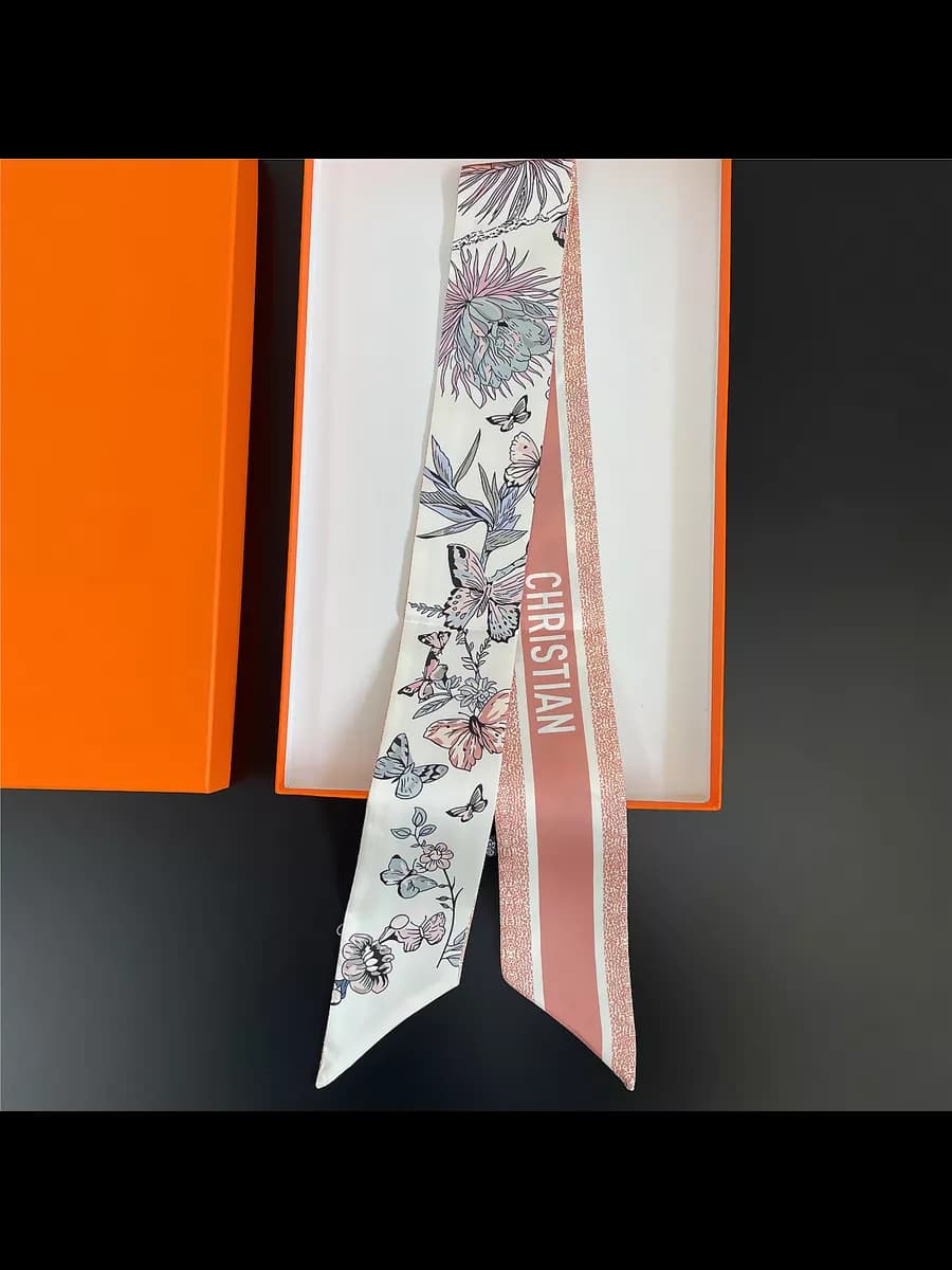 Шарф-лента Твилли легкий на голову галстук