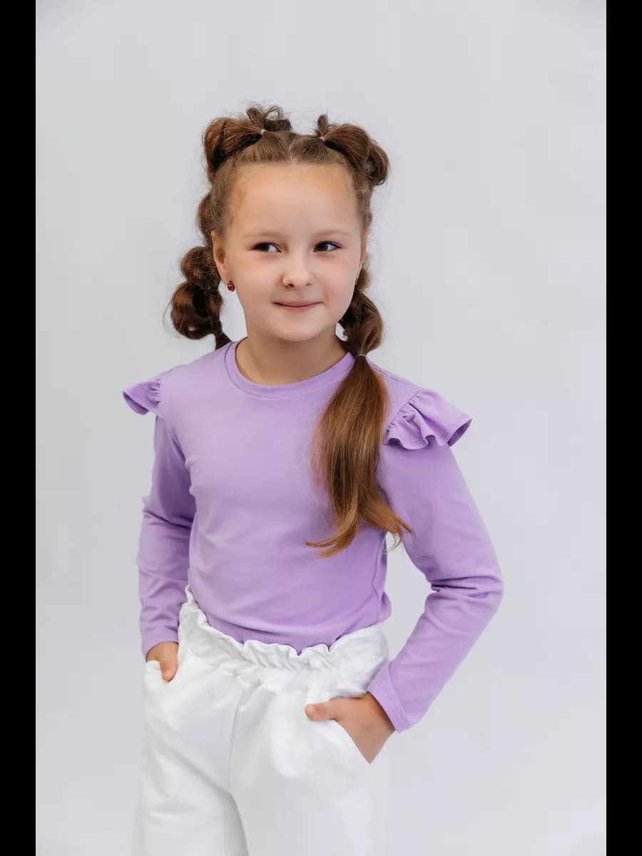 Детский лонгслив с длинными рукавами