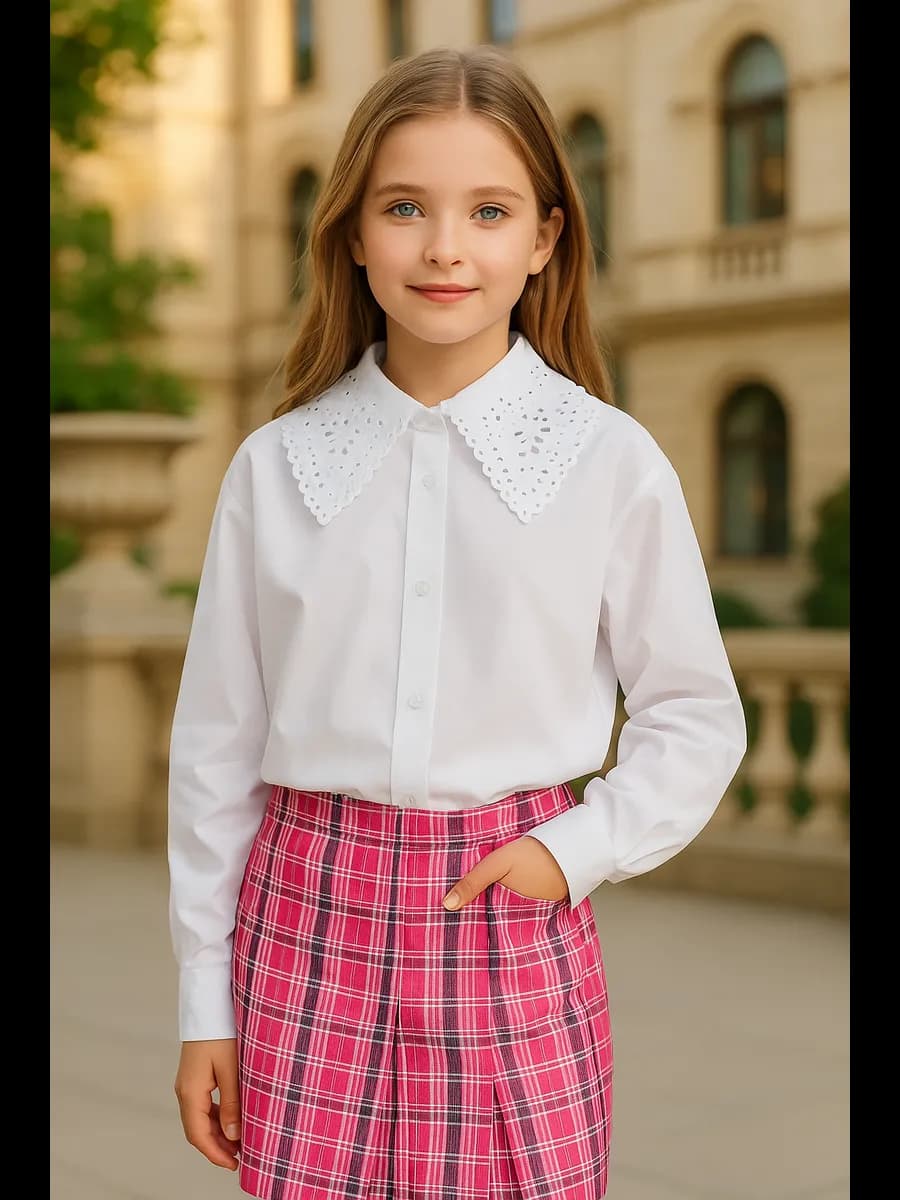 Блузка школьная нарядная