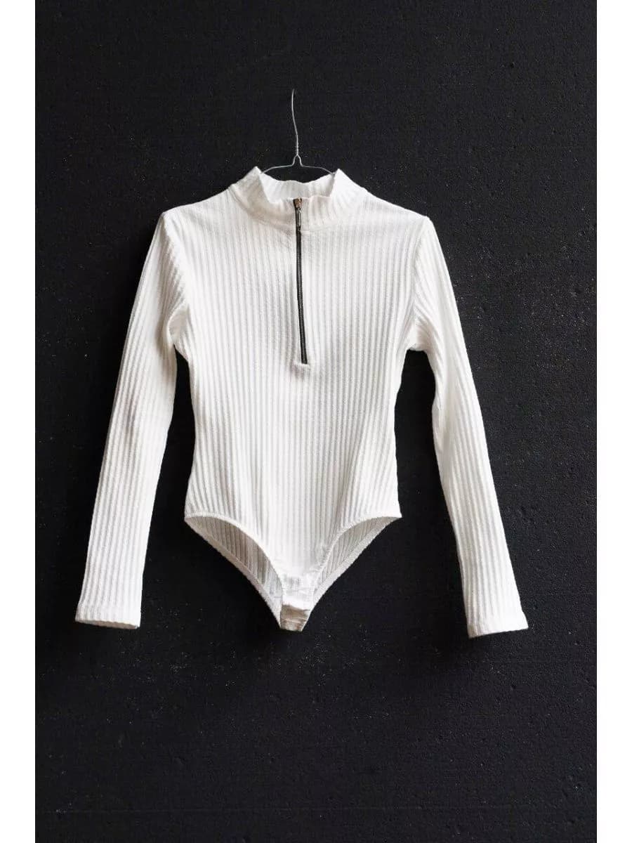 Боди водолазка с длинным рукавом для девочек подростков