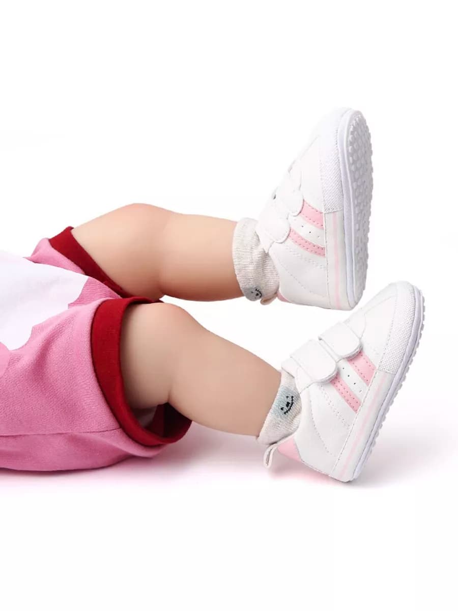 Пинетки кеды для новорожденных с подошвой