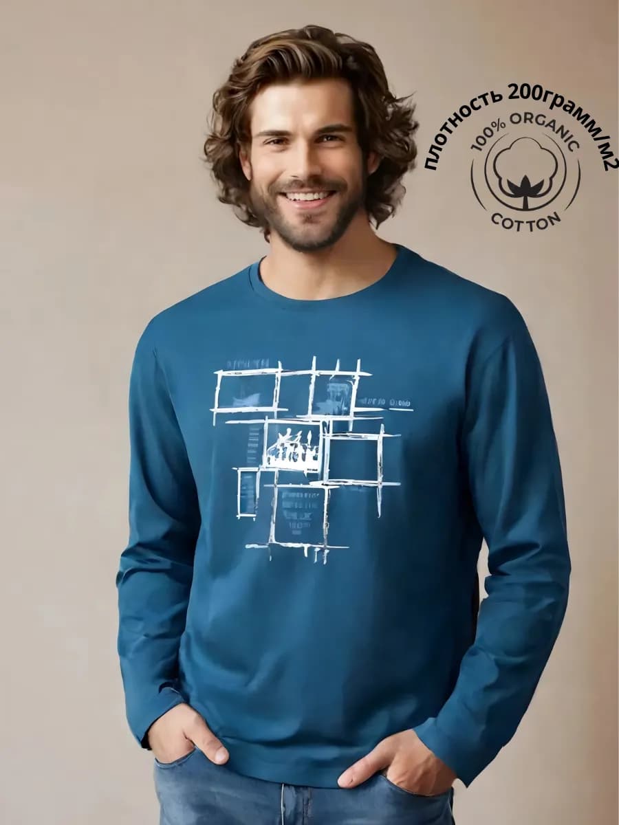 лонгслив футболка с длинным рукавом