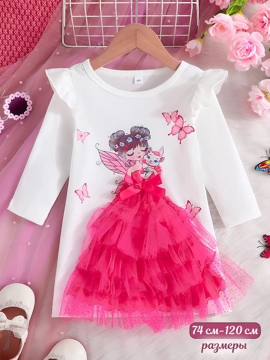 Нарядное платье в садик весеннее на 8 марта