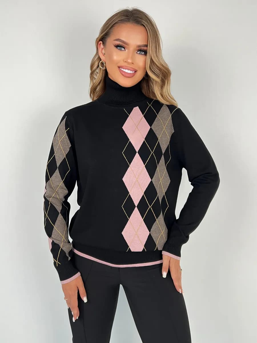 Стильный джемпер водолазка