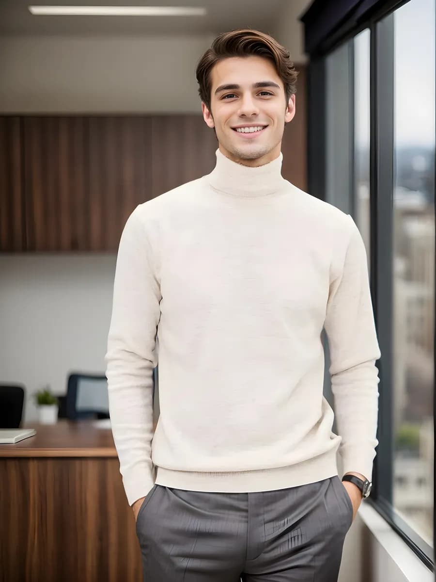 Водолазка теплая с высоким горлом