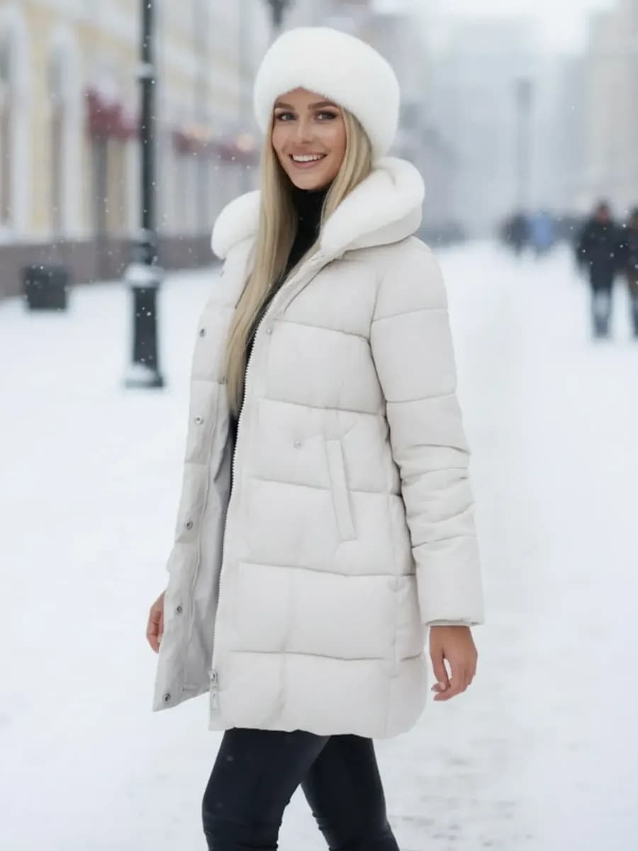 Куртка зимняя с капюшоном