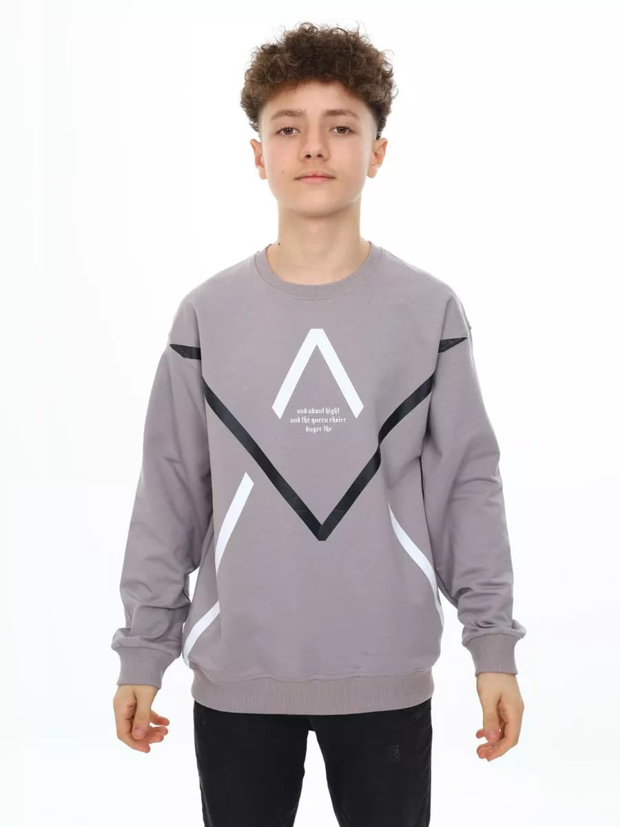 Свитшот оверсайз подростковый