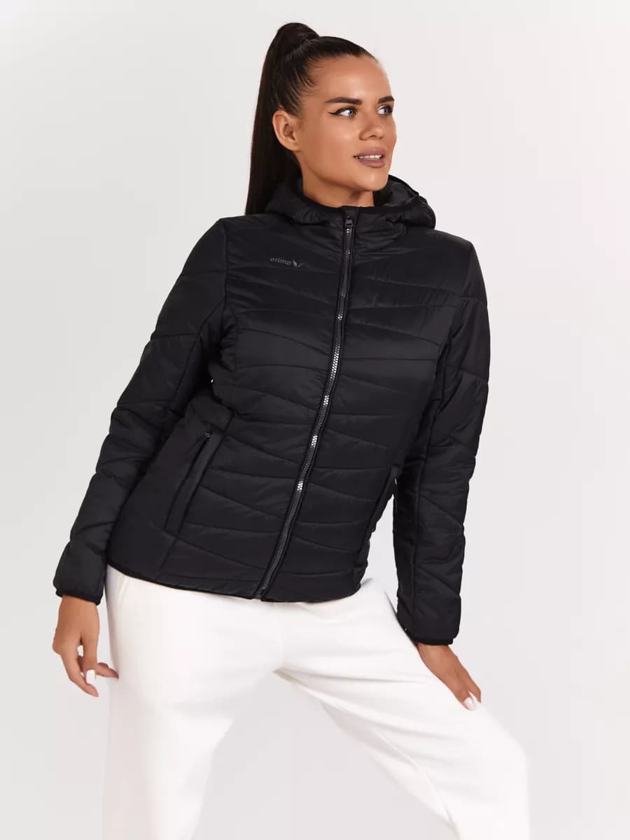 Куртка спортивная женская демисезонная с капюшоном