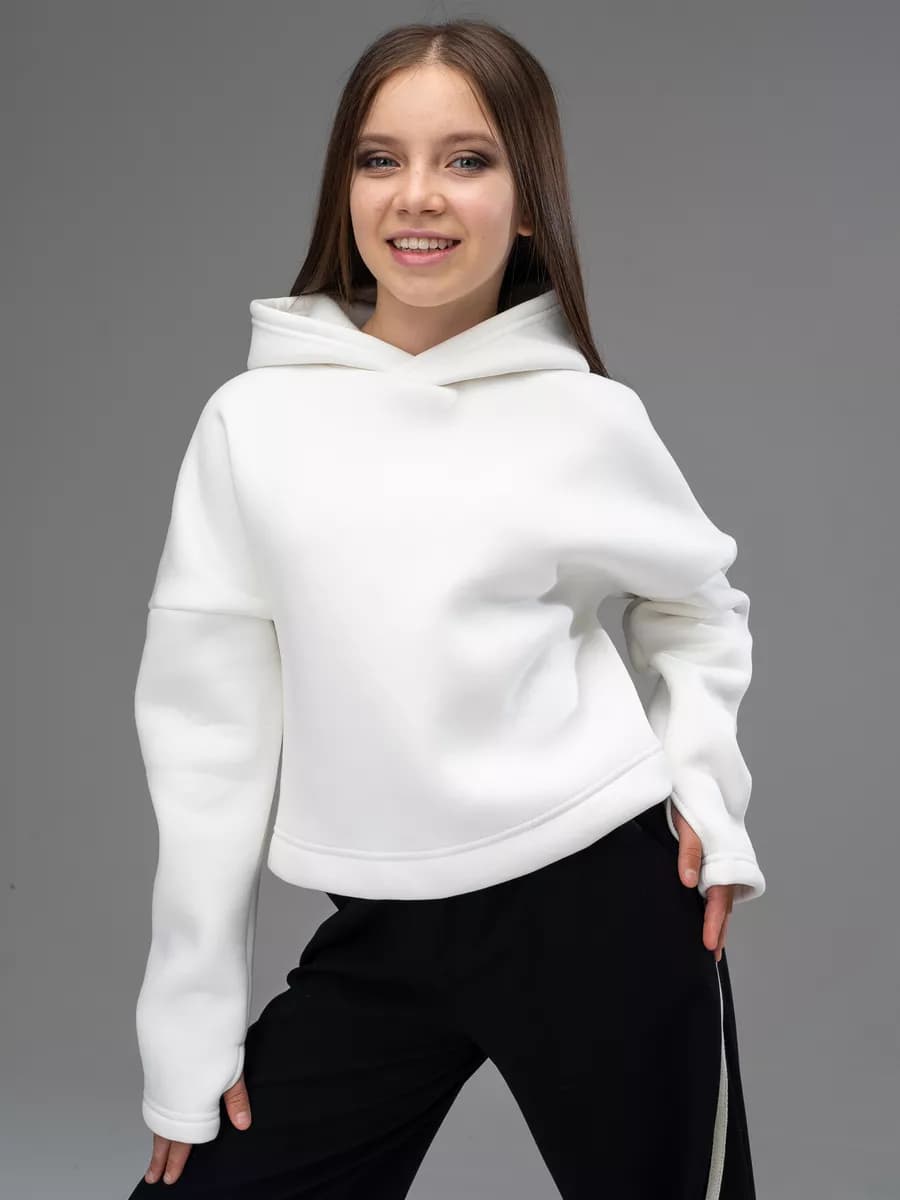 Худи с начесом оверсайз