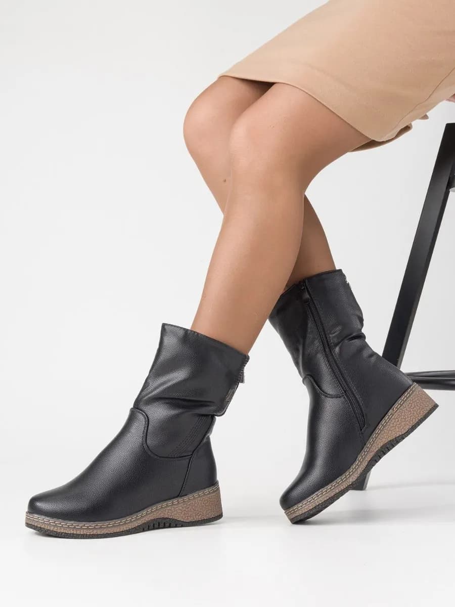 Полусапоги зимние с мехом