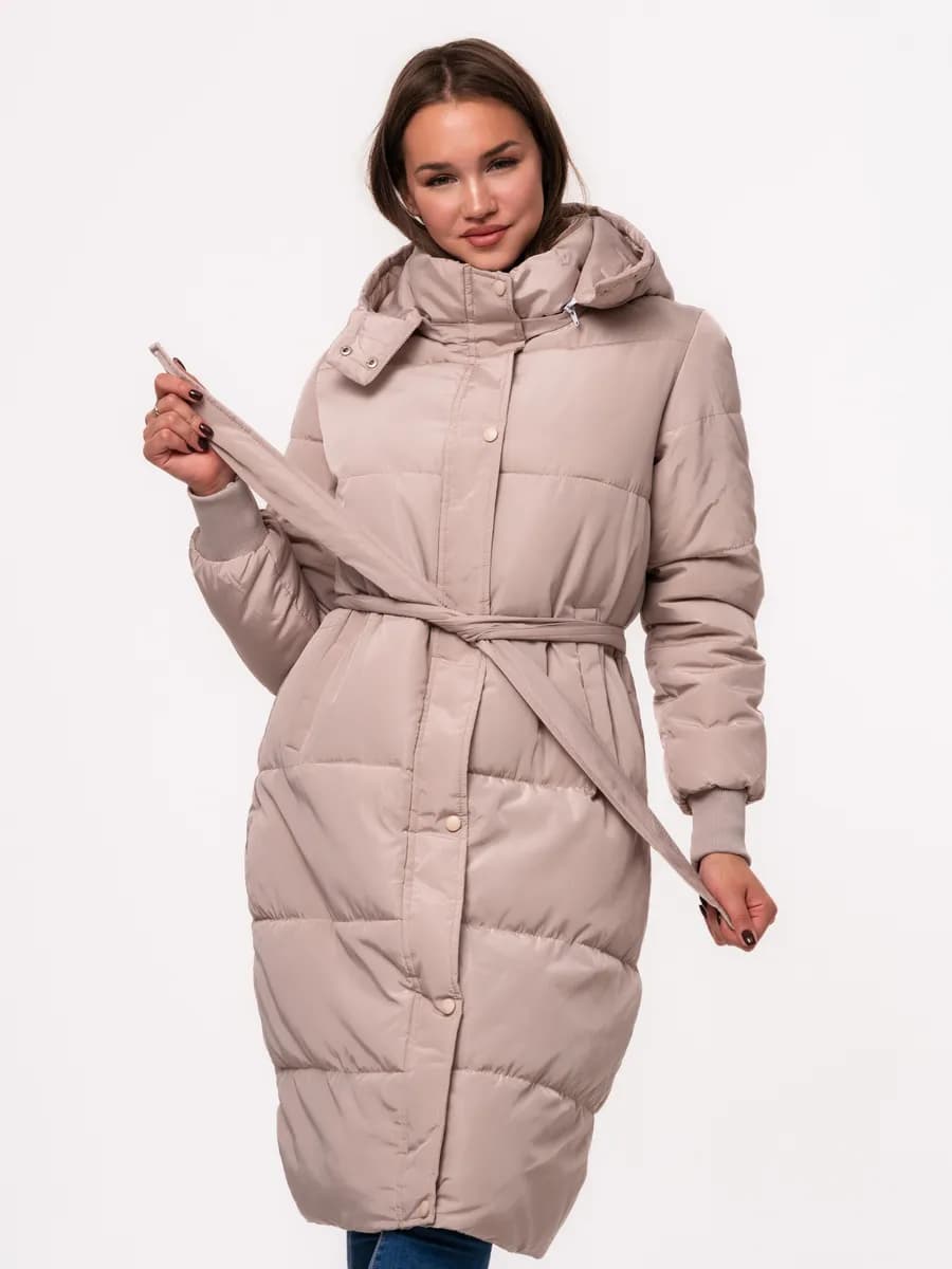 Осенняя куртка зимняя демисезонная удлиненная пуховик
