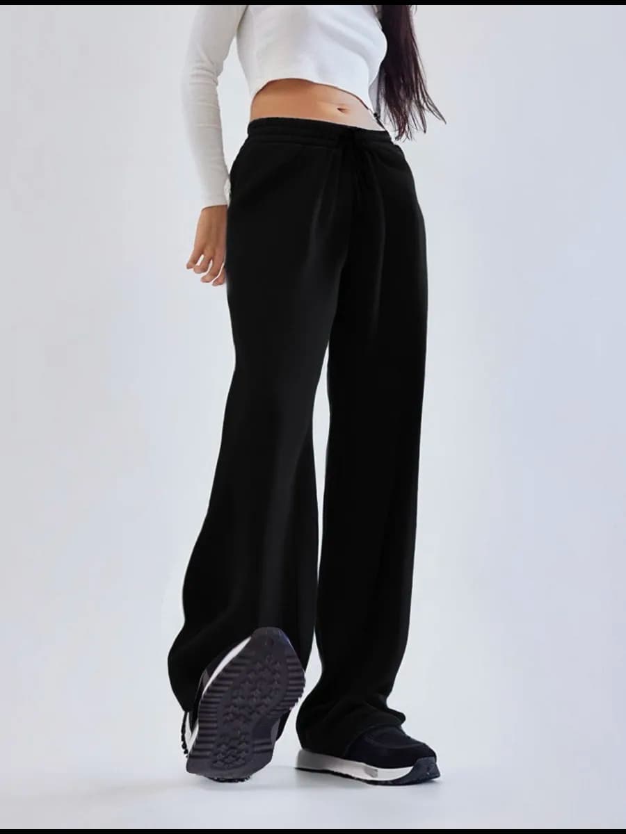 Брюки спортивные утепленные палаццо