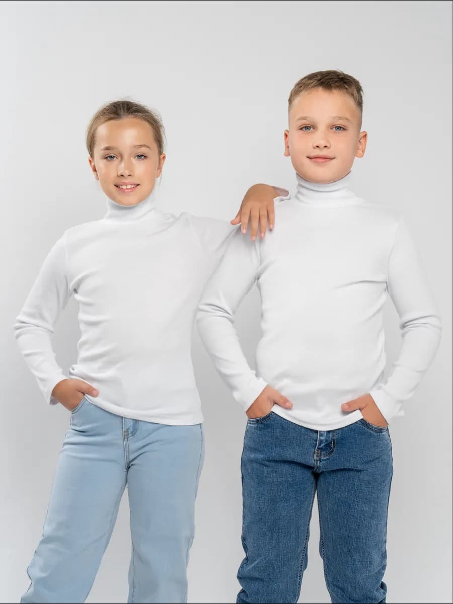 Водолазка школьная с высоким горлом
