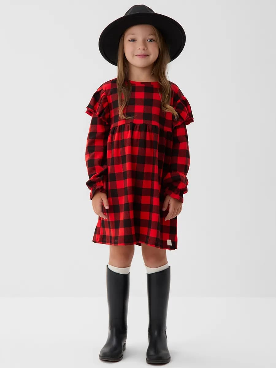 Платье детское нарядное с длинным рукавом