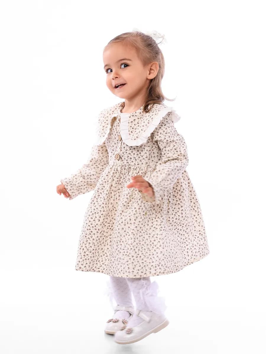 Вельветовое платье из хлопка в садик нарядное