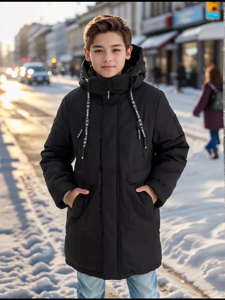 Зимняя куртка пальто для подростка
