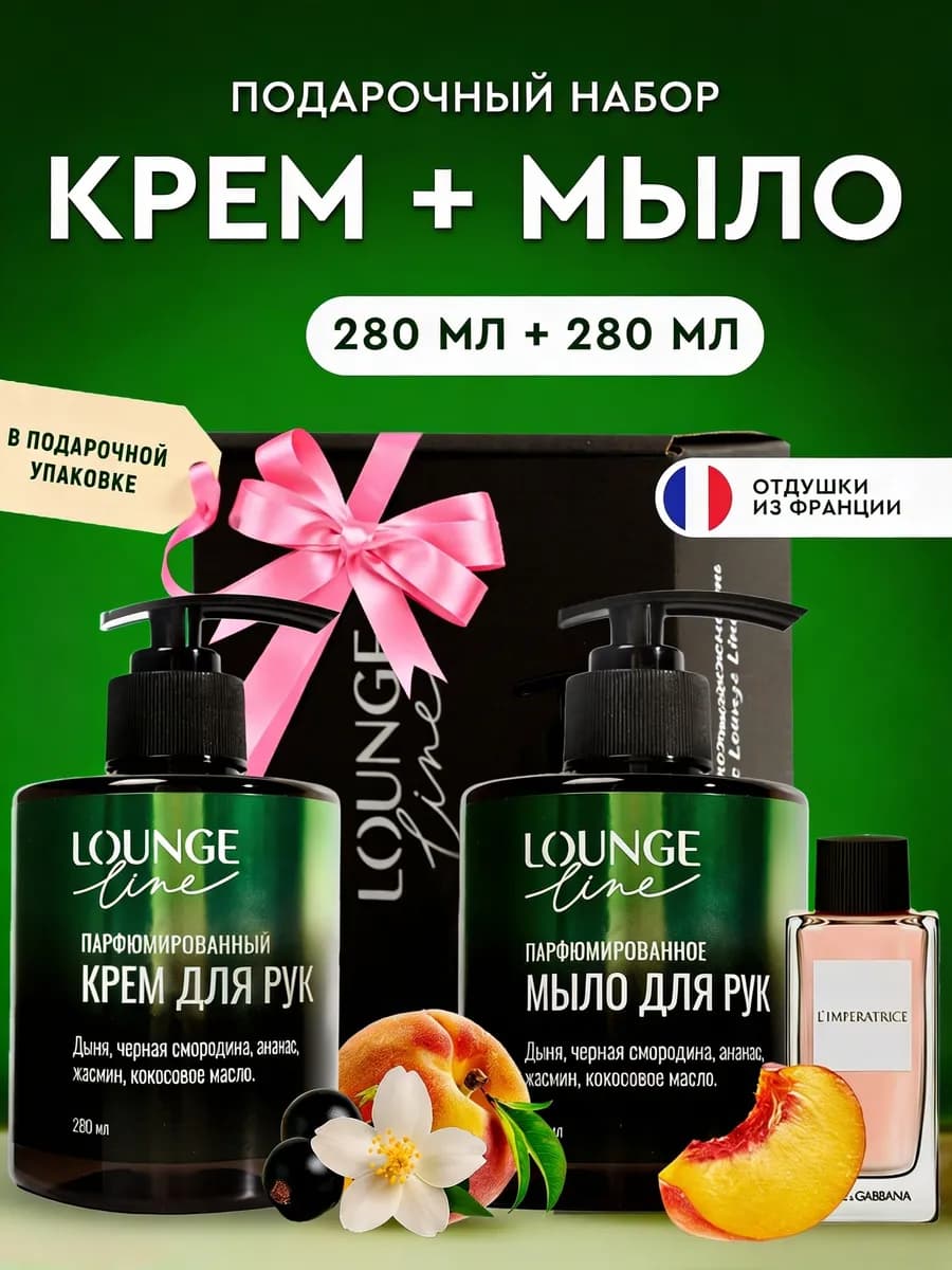 Подарочный набор для женщин мыло и крем на 14 февраля