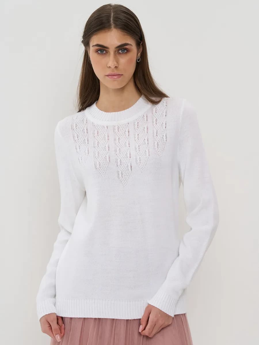 Джемпер больших размеров тонкий